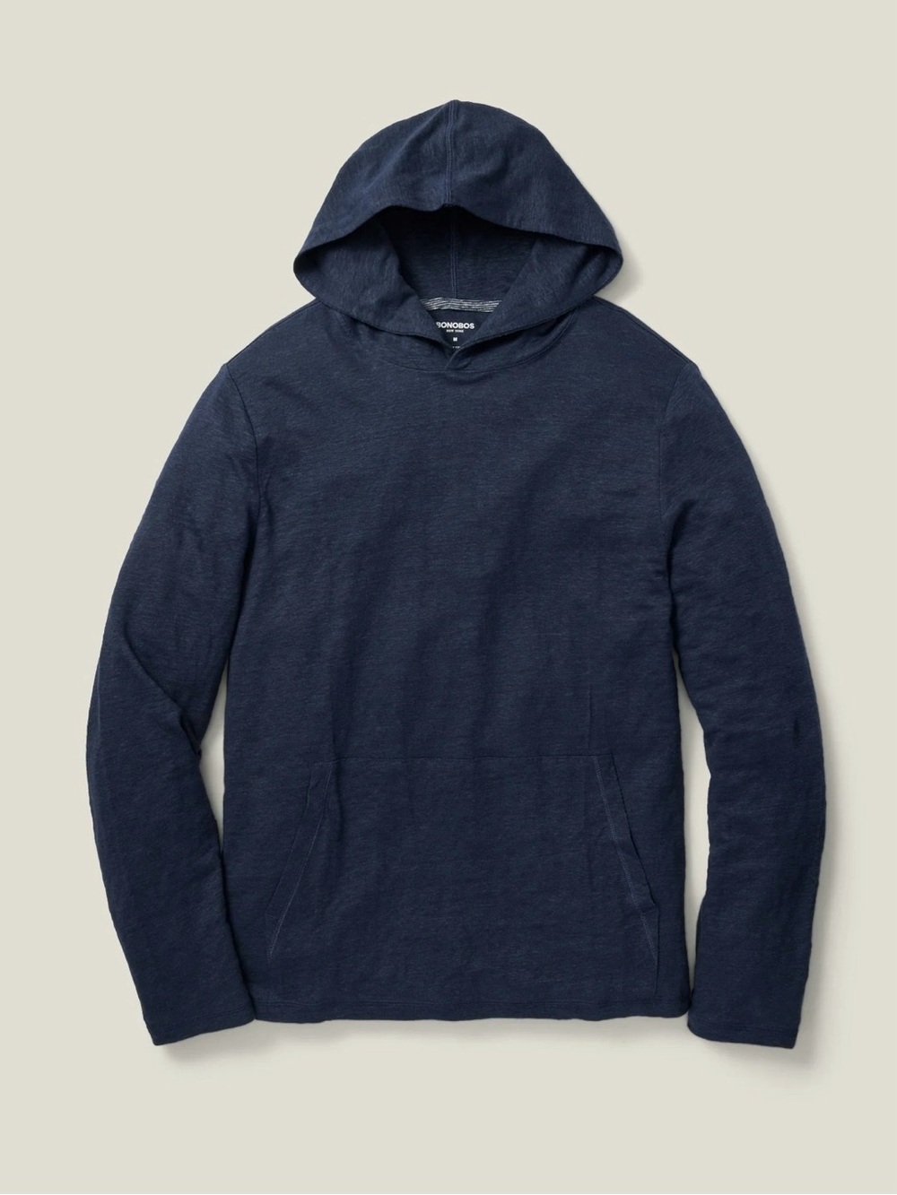 Bonobos Men's Navy Linen Hooded Pullover XS NWOT
